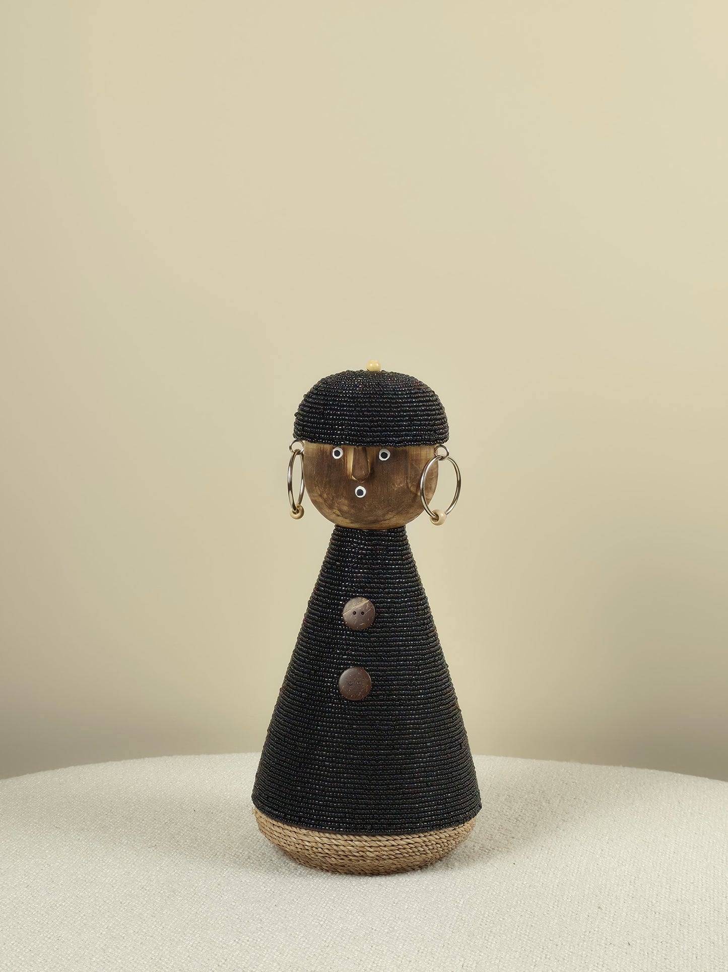 Decoratieve Pop Kralen - Juno - Zwart
