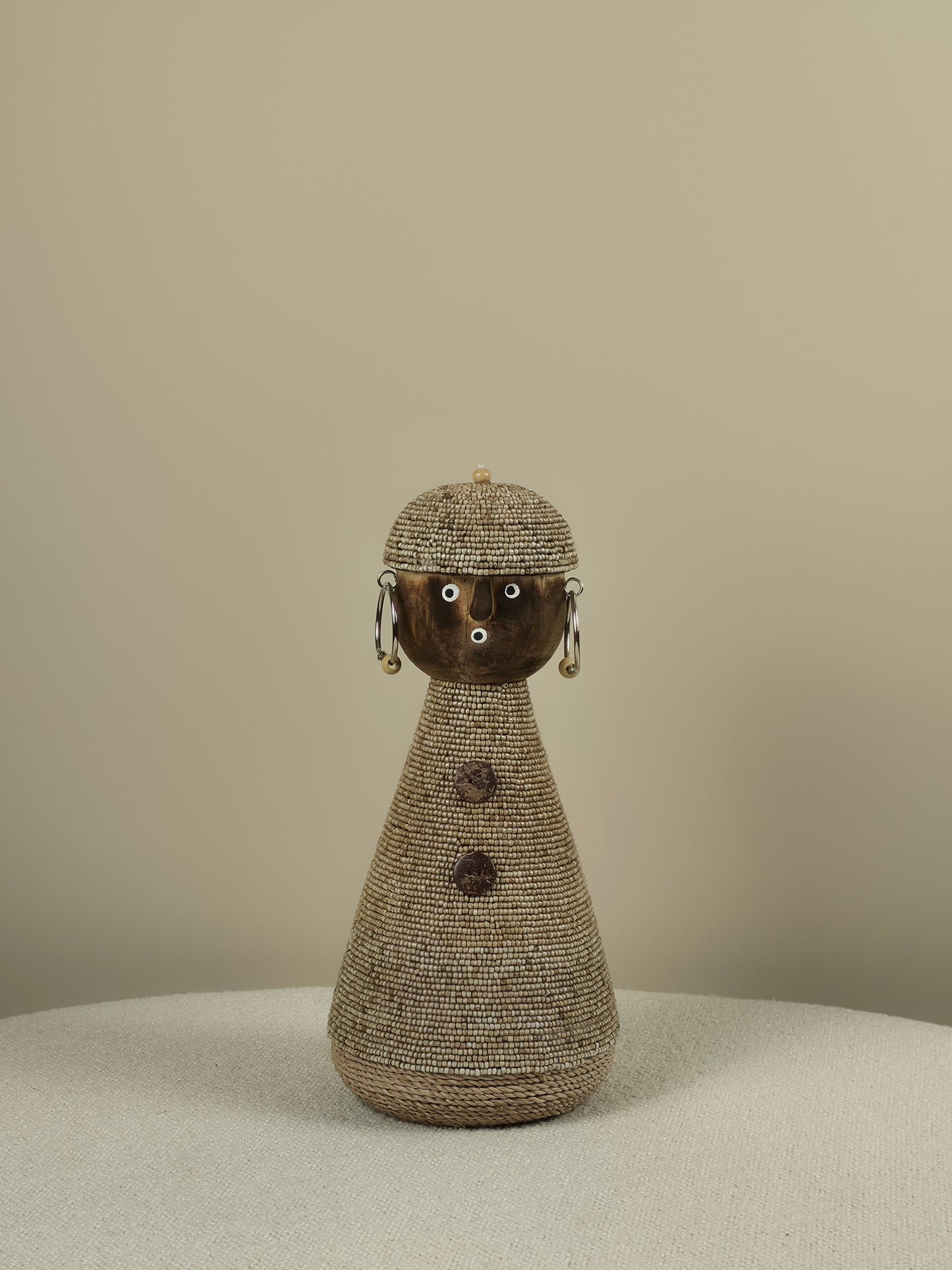 Decoratieve Pop Kralen - Juno - Beige