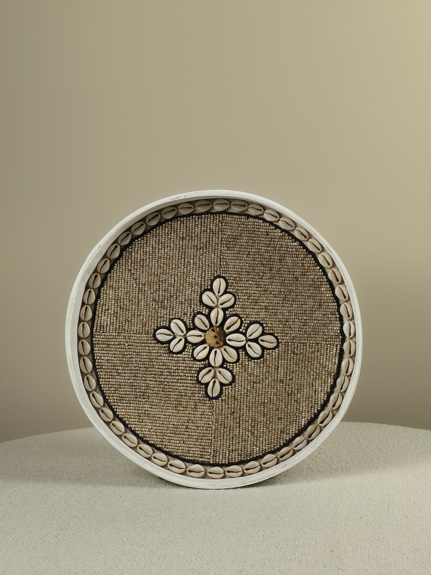 Decoratieve Kralen Dienblad - Bloem