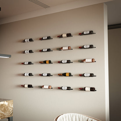 Wijnfleshouder Wand Staal