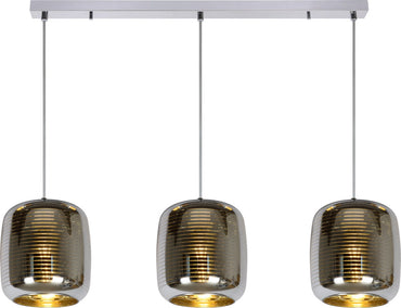 Lucide ERYN - Hanglamp - 3xE27 - Chroom