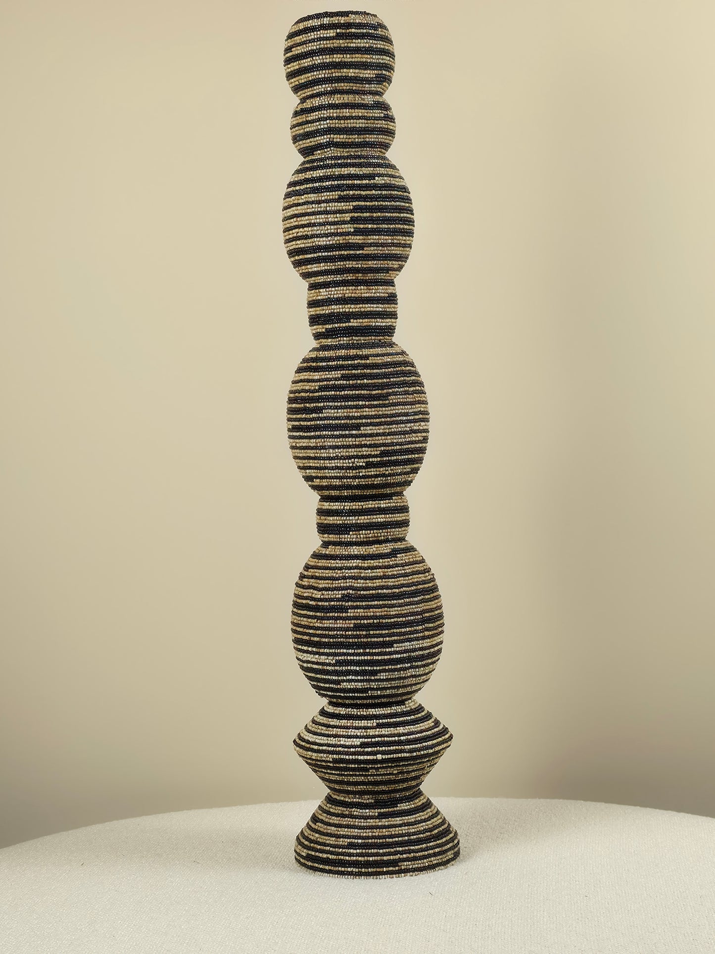 Decoratieve Kralen Toren - Zwart
