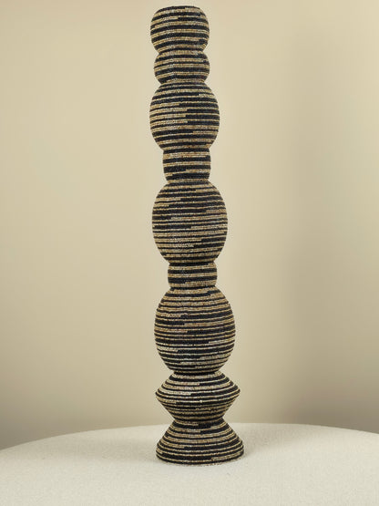 Decoratieve Kralen Toren - Zwart