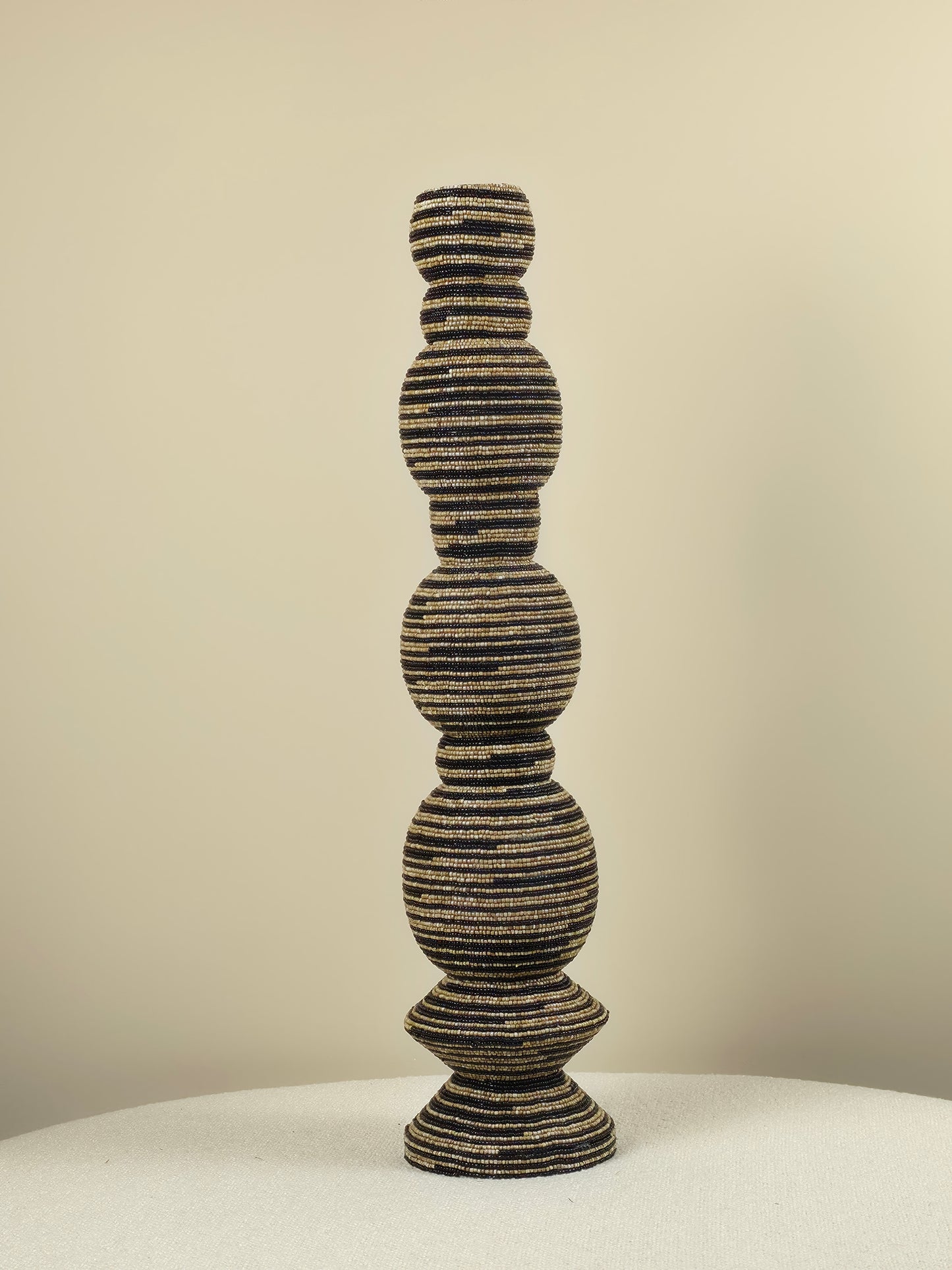 Decoratieve Kralen Toren - Zwart