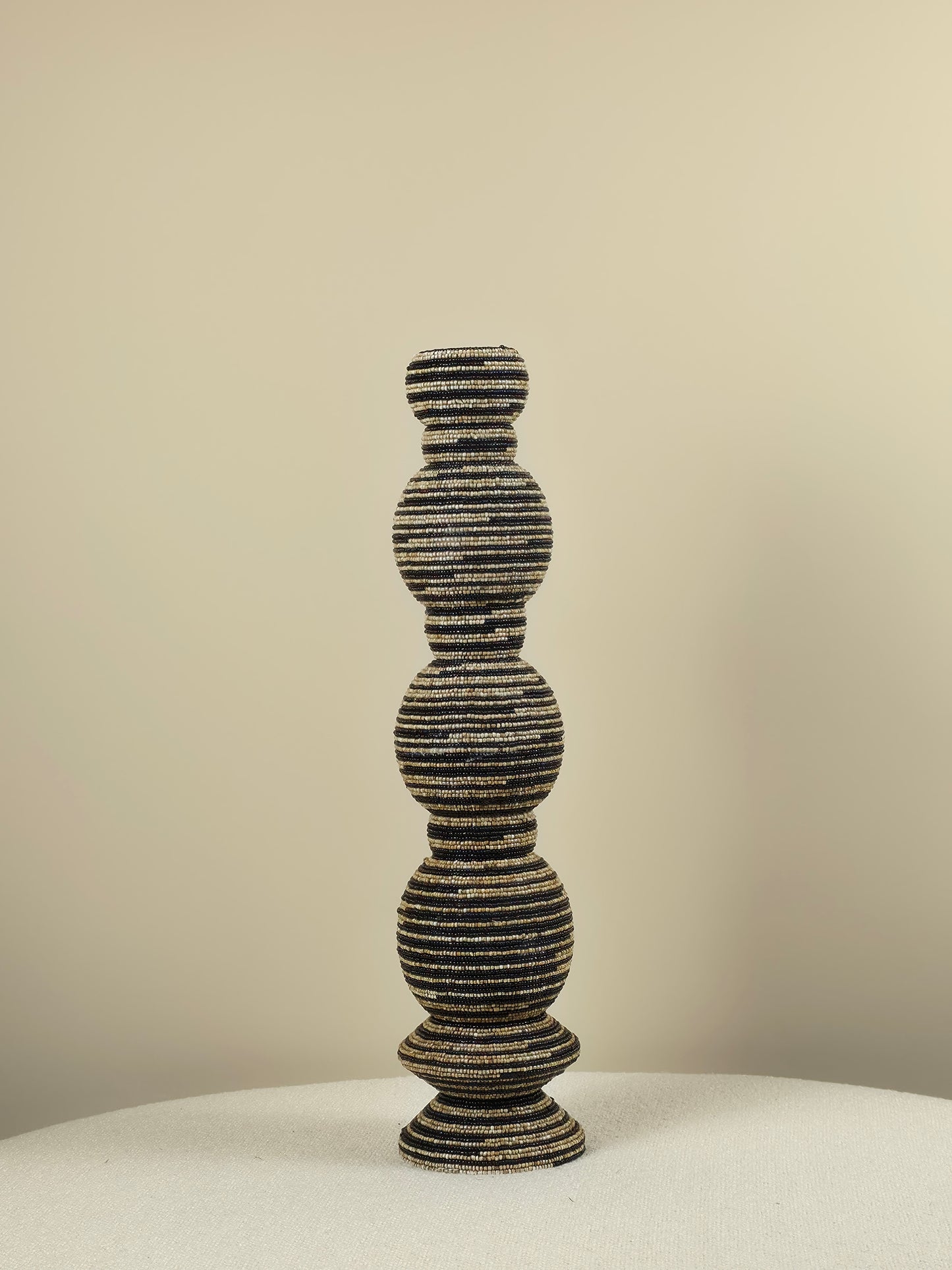 Decoratieve Kralen Toren - Zwart