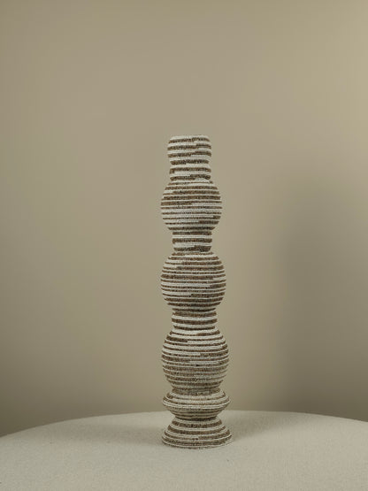 Decoratieve Kralen Toren - Wit