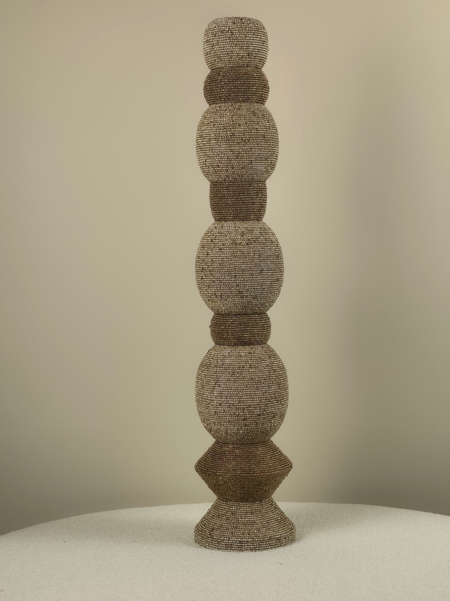 Decoratieve Kralen Toren - Beige