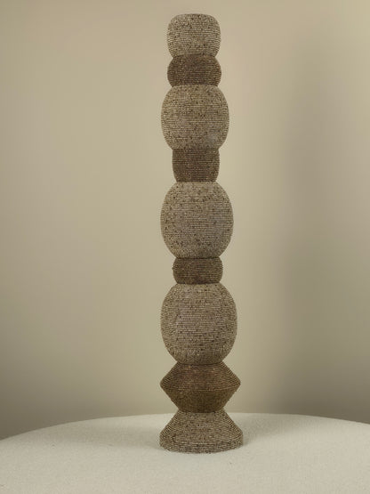 Decoratieve Kralen Toren - Beige