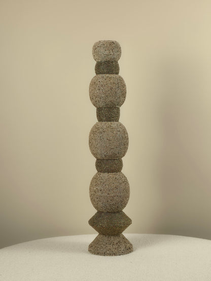 Decoratieve Kralen Toren - Beige