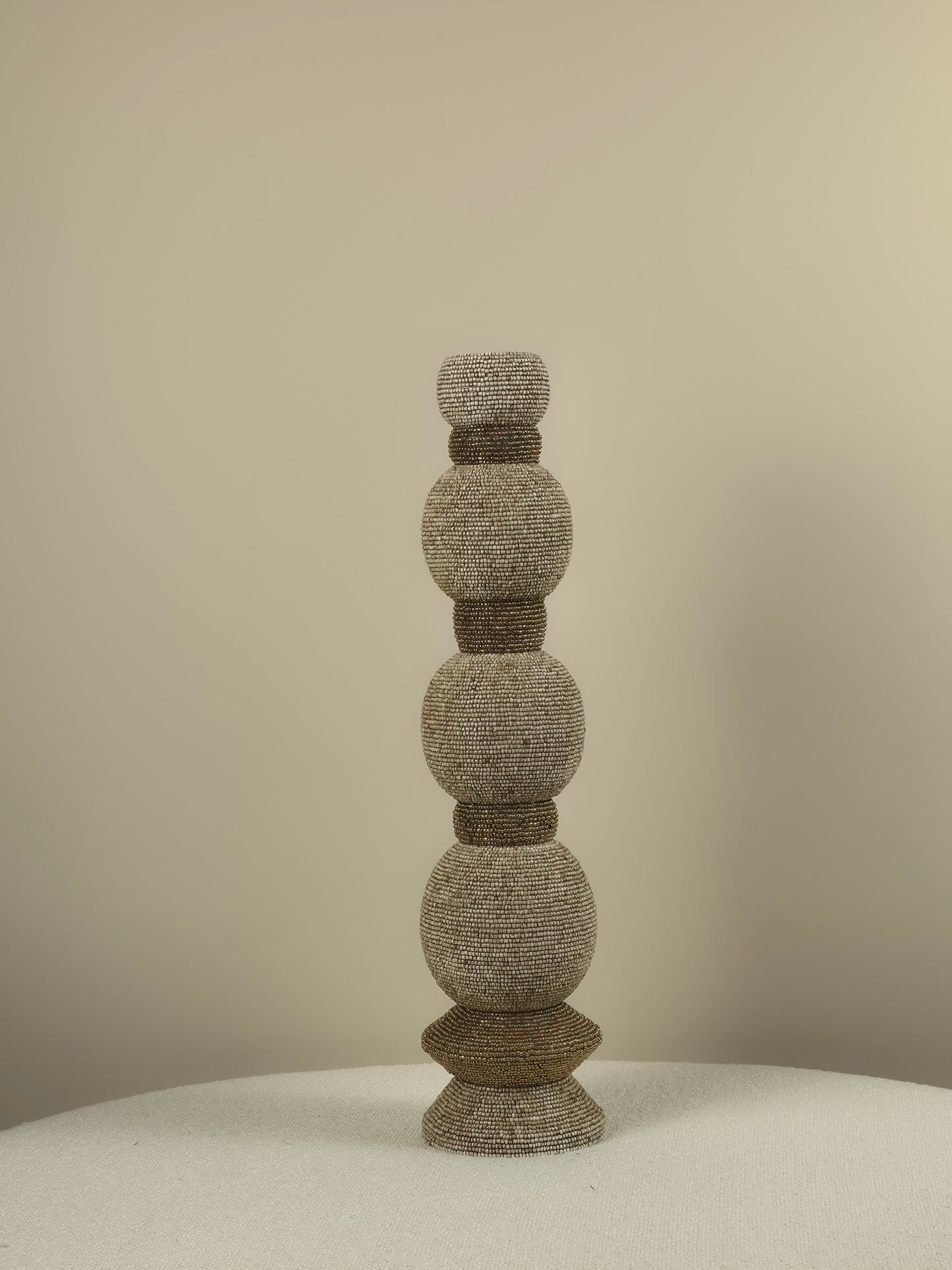 Decoratieve Kralen Toren - Beige