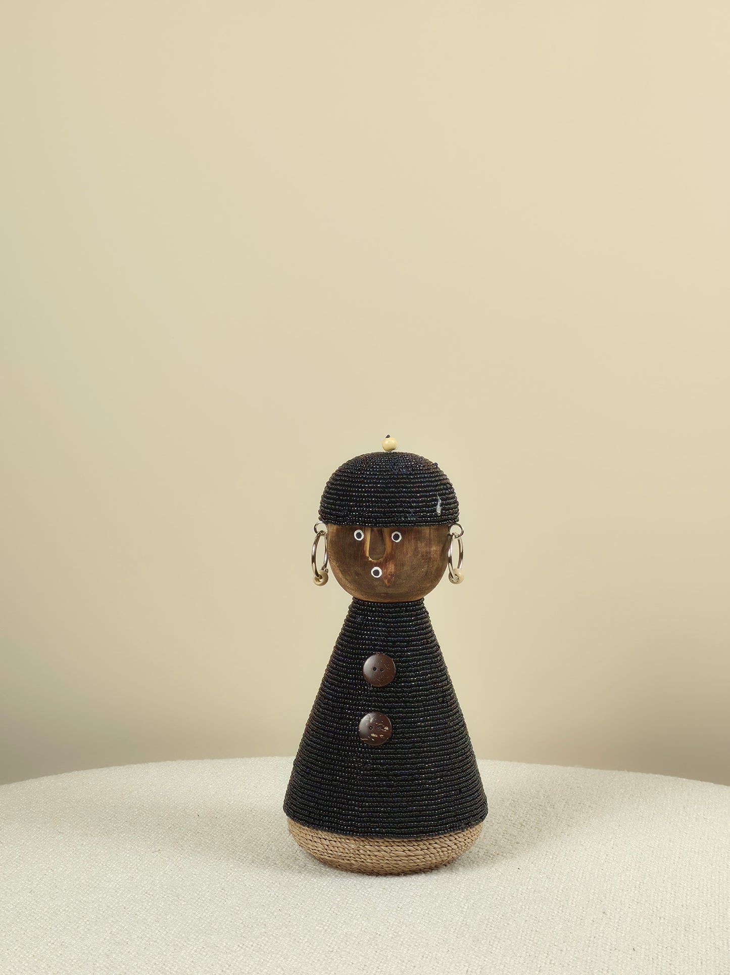 Decoratieve Pop Kralen - Juno - Zwart
