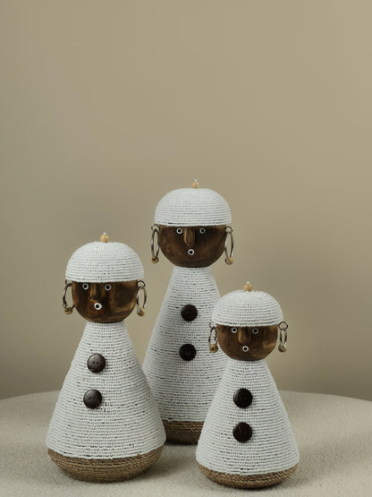 Decoratieve Pop Kralen - Juno - Wit
