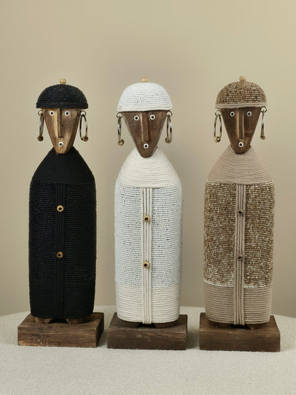 Decoratieve Pop Schelpen - Soleil - Zwart