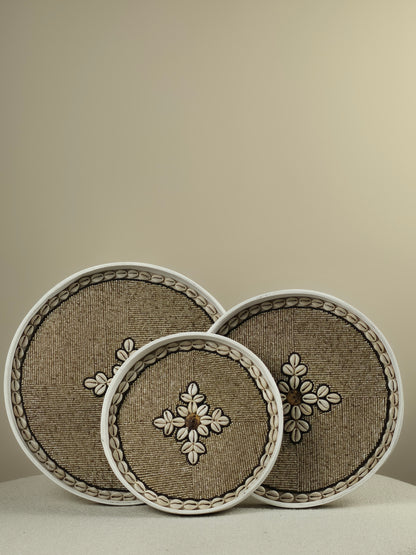 Decoratieve Kralen Dienblad - Bloem