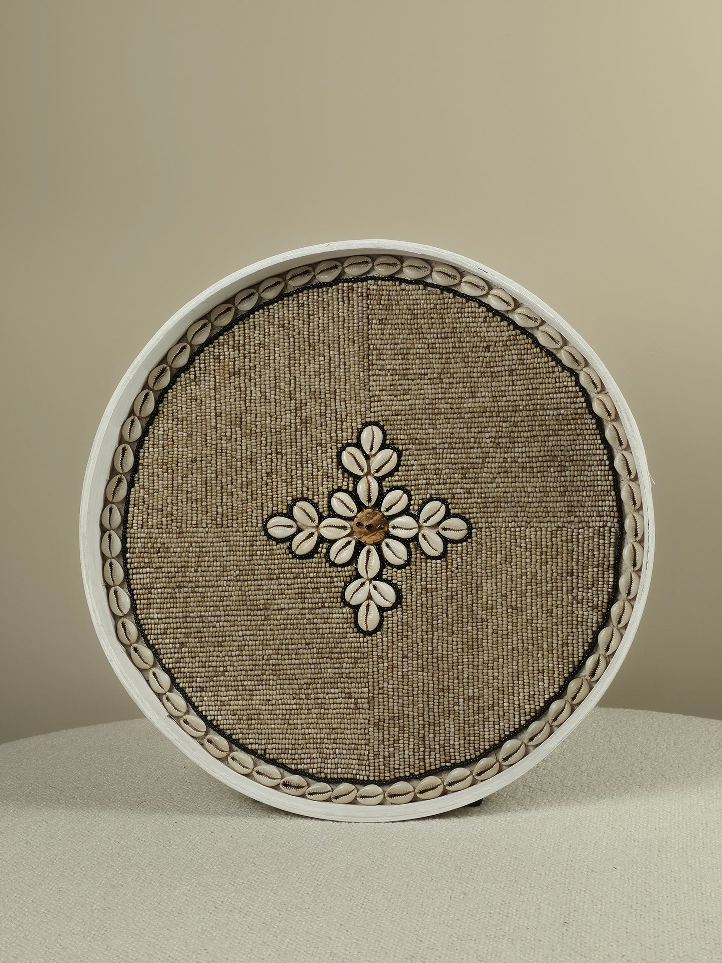 Decoratieve Kralen Dienblad - Bloem