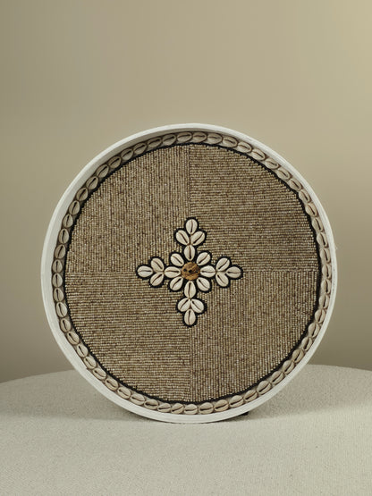 Decoratieve Kralen Dienblad - Bloem