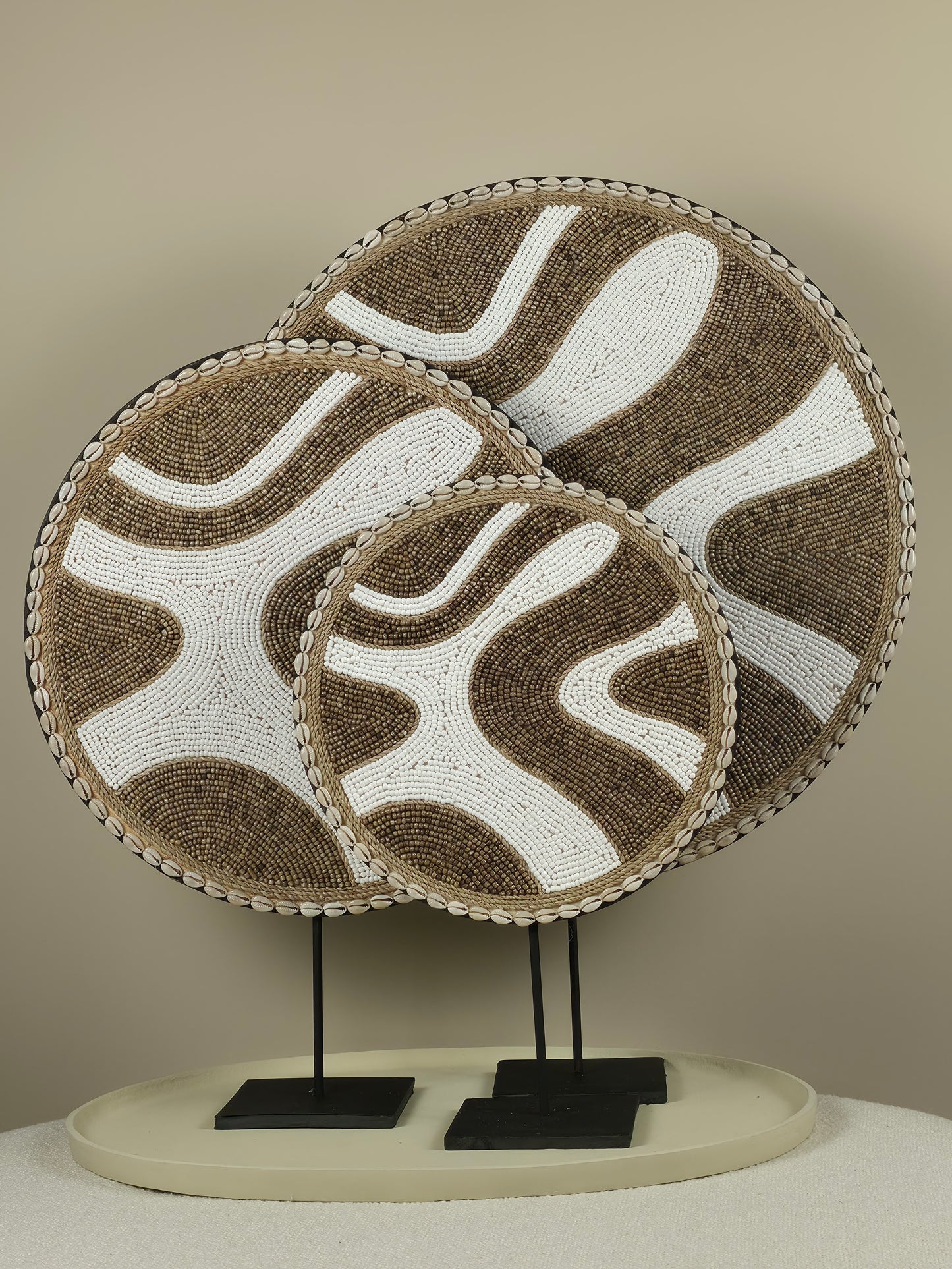 Kralen- en Schelpen Ornament op Standaard - Sugar