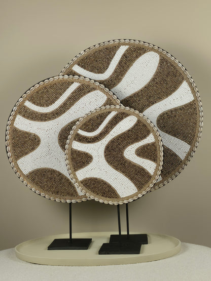 Kralen- en Schelpen Ornament op Standaard - Sugar