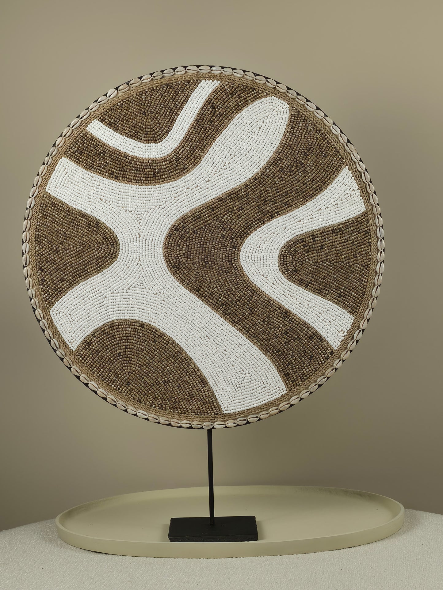 Kralen- en Schelpen Ornament op Standaard - Sugar