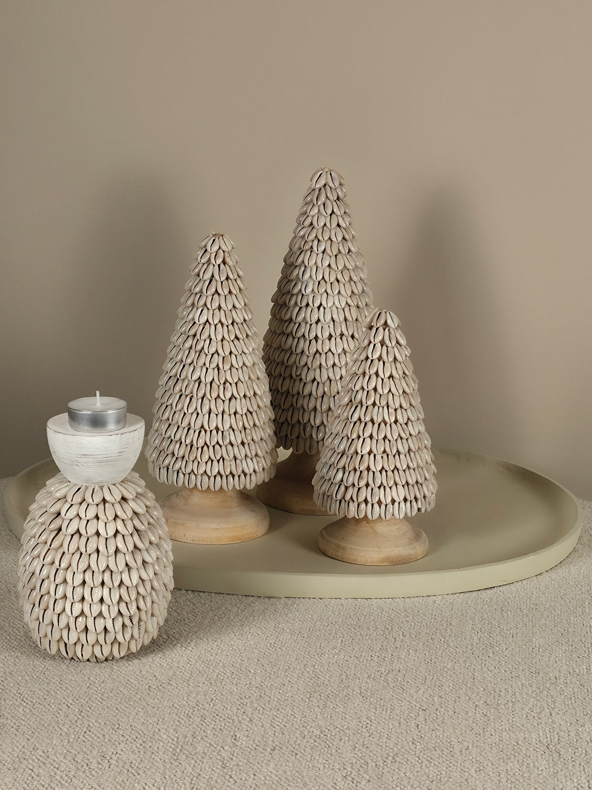 Schelpen Kerstboom Decoratie - Terra