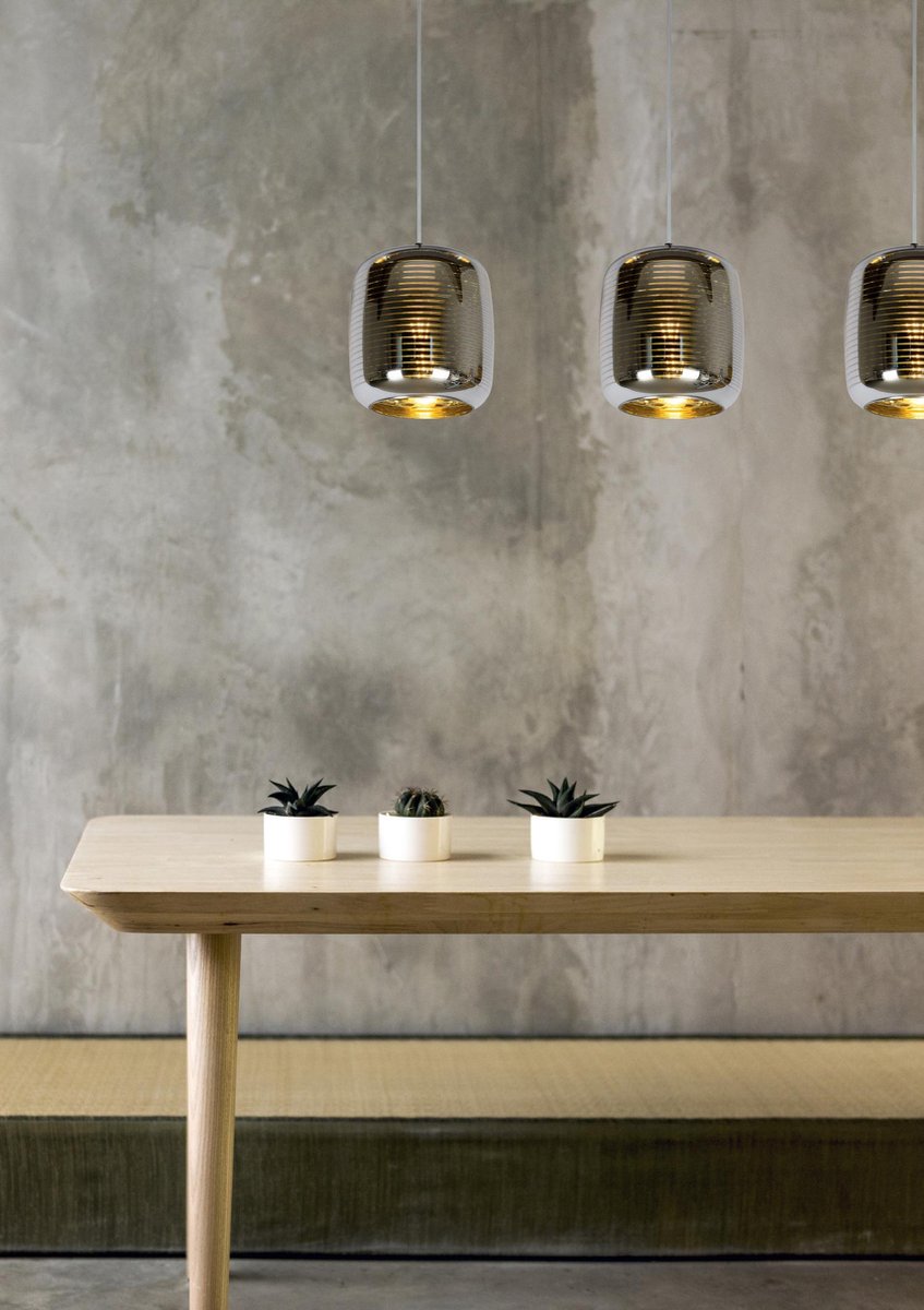 Lucide ERYN - Hanglamp - 3xE27 - Chroom
